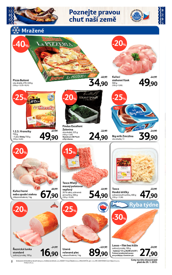 Stránka č. 2 - Akční leták Tesco  Hypermarket