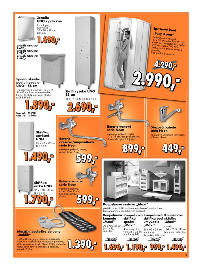 Stránka č. 3 - Akční leták Globus  Baumarkt