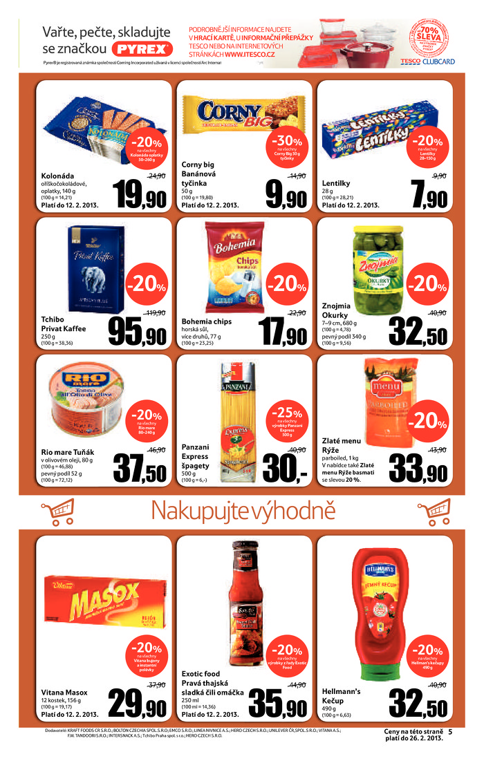 Stránka č. 5 - Akční leták Tesco  Hypermarket