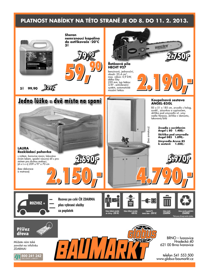 Stránka č. 20 - Akční leták Globus  Baumarkt
