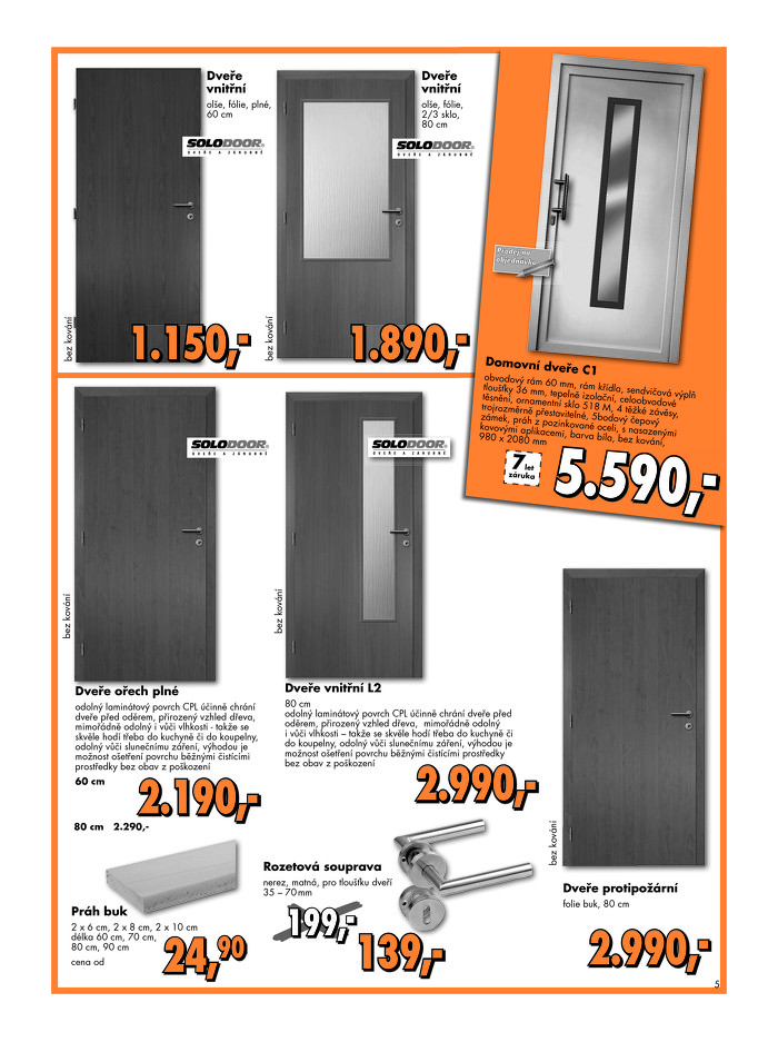 Stránka č. 5 - Akční leták Globus  Baumarkt