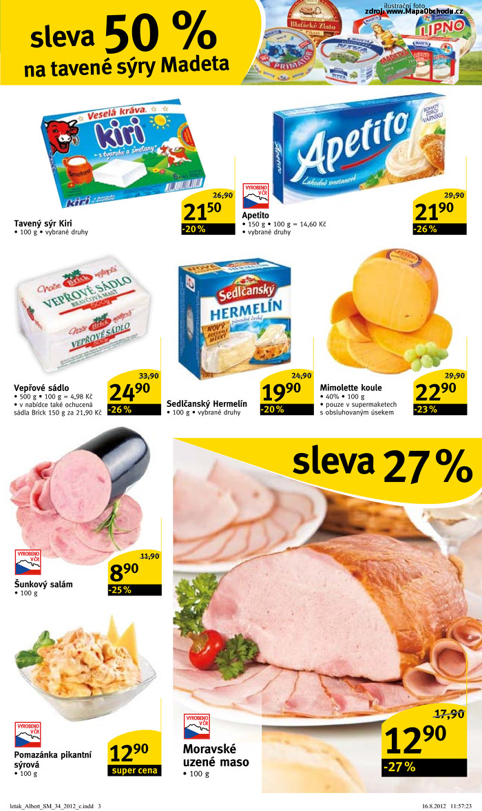 Stránka č. 3 - Akční leták Albert  Supermarket