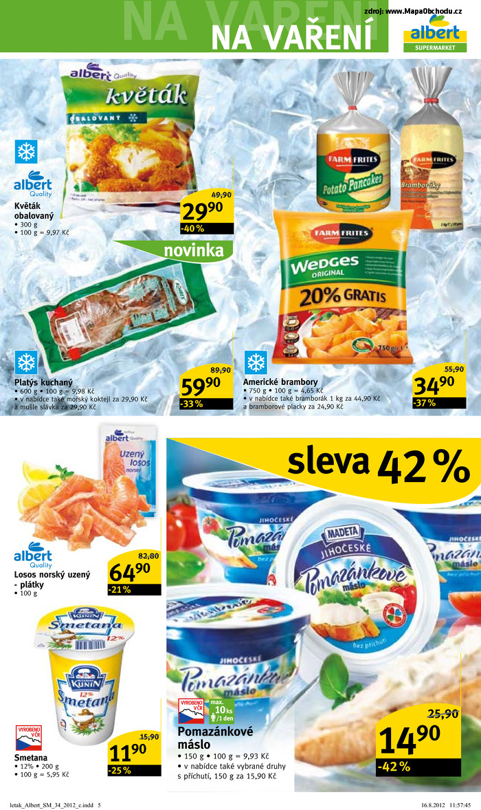 Stránka č. 5 - Akční leták Albert  Supermarket