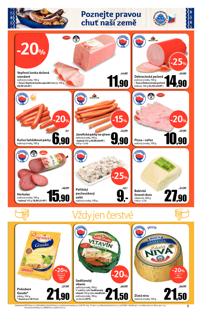 Stránka č. 3 - Akční leták Tesco  Hypermarket