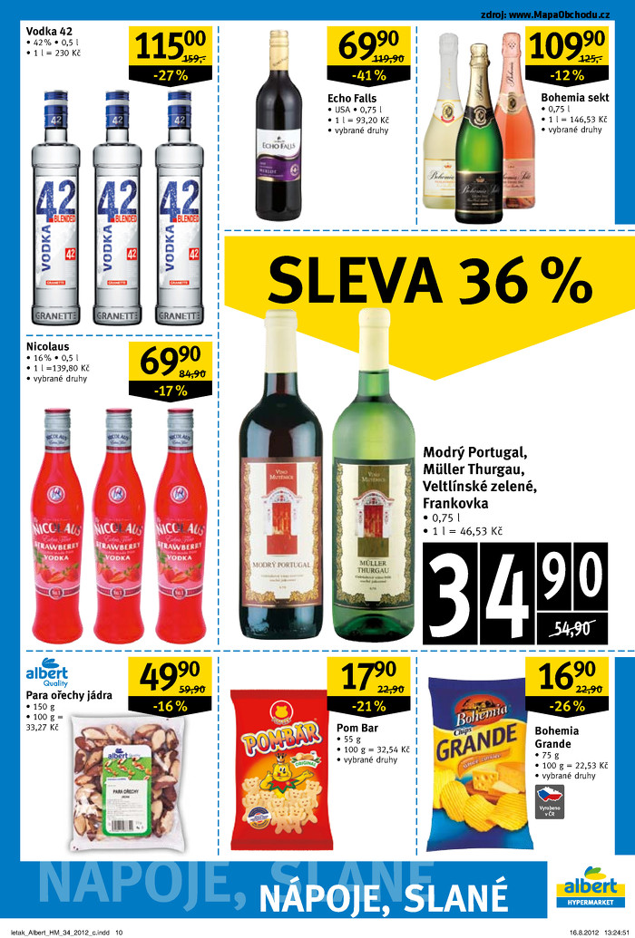 Stránka č. 10 - Akční leták Albert  Hypermarket