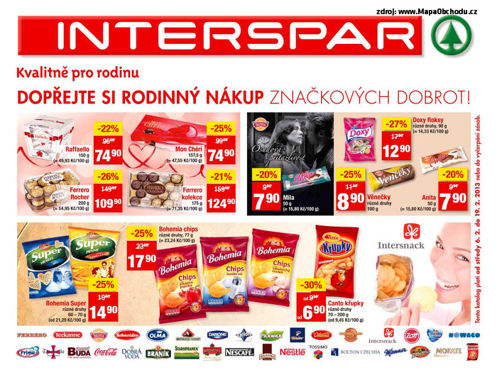 Stránka č. 1 - Akční leták Interspar  Dodavatelský katalog