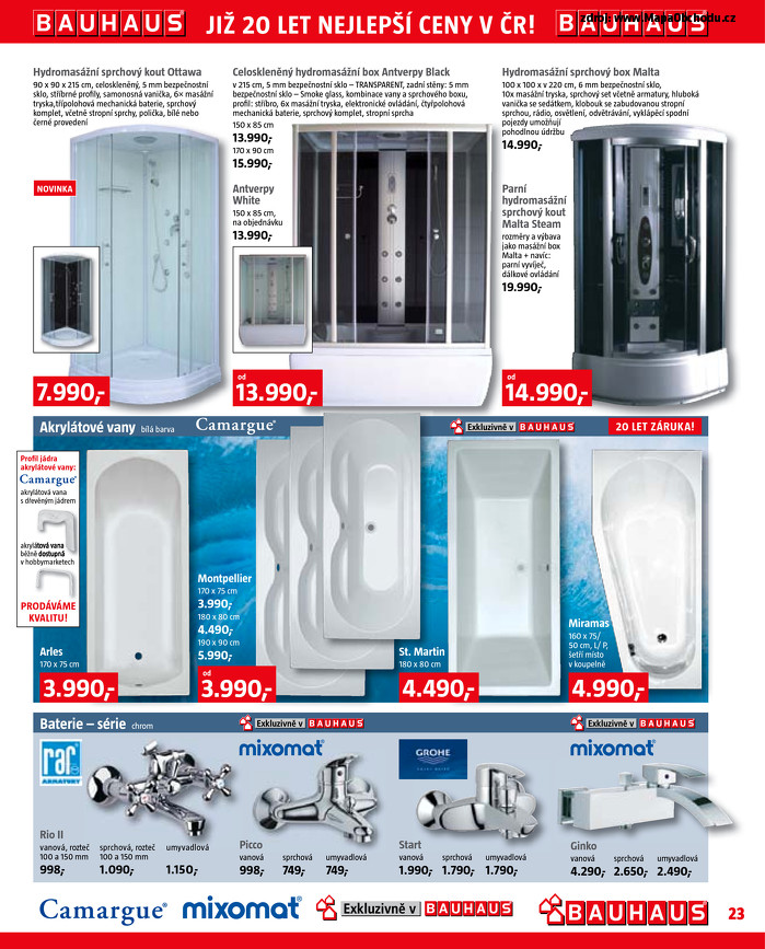 Stránka č. 23 - Akční leták Bauhaus