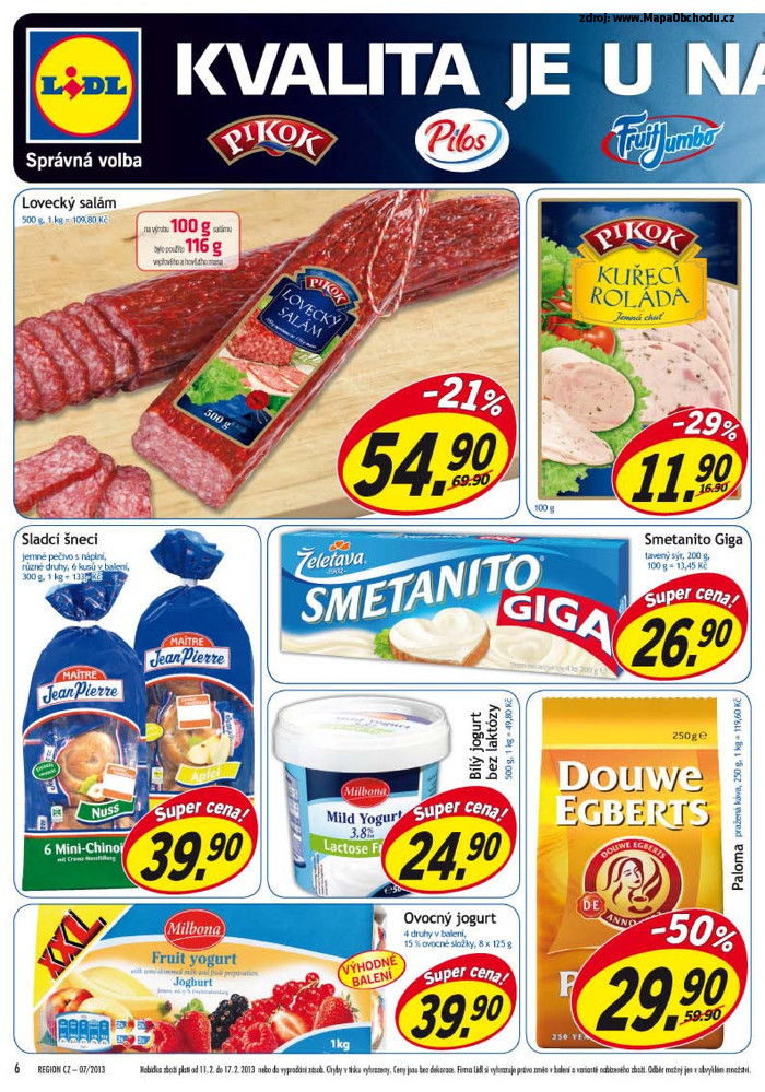 Stránka č. 6 - Akční leták Lidl