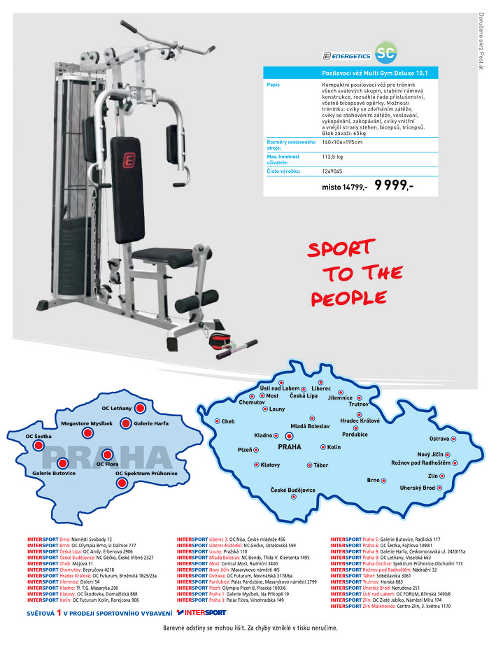 Stránka č. 40 - Akční leták Intersport  Fitness