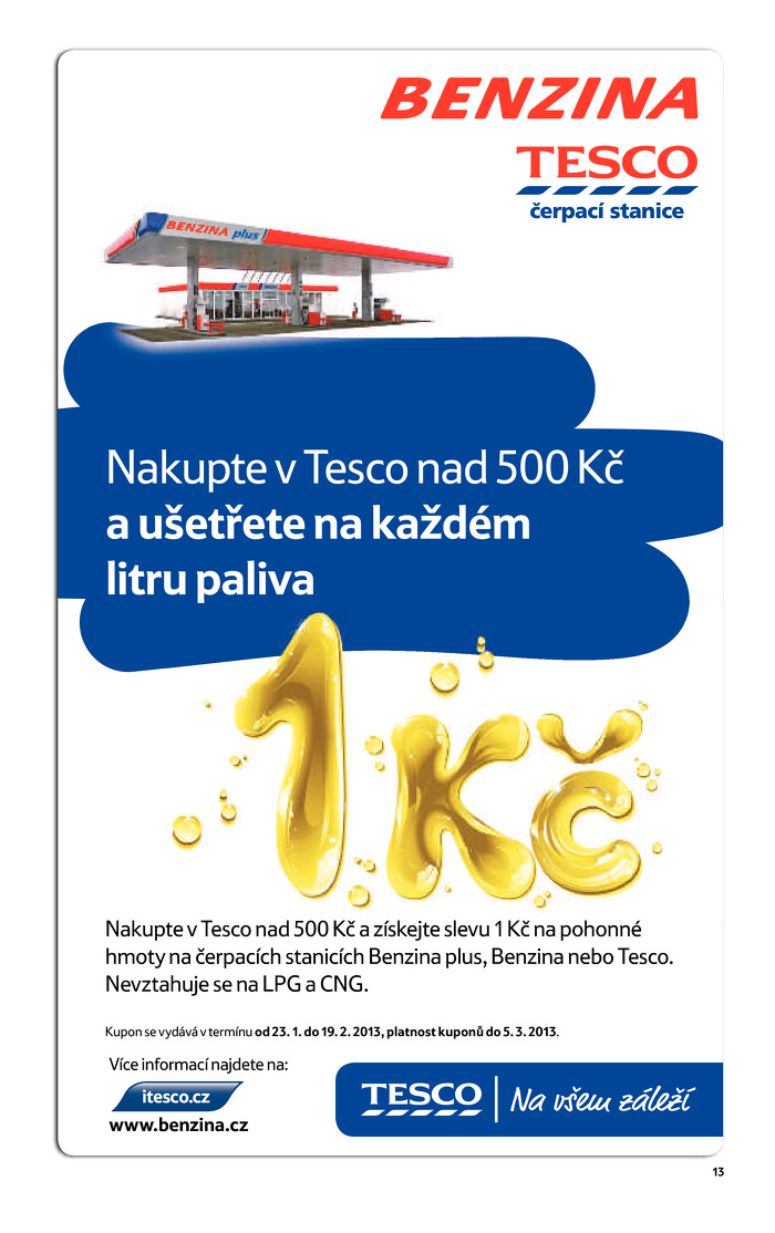 Stránka č. 13 - Akční leták Tesco  Hypermarket