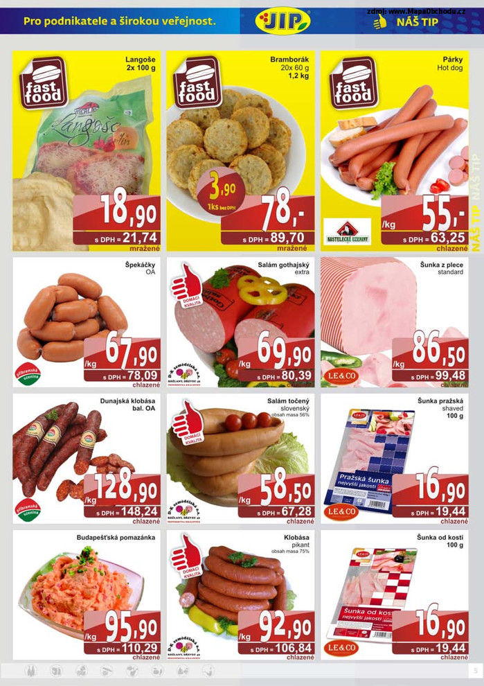 Stránka č. 5 - Akční leták JIP  Cash and Carry