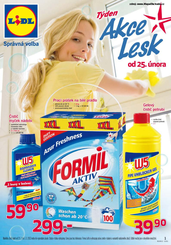 Stránka č. 1 - Akční leták Lidl Akce Lesk