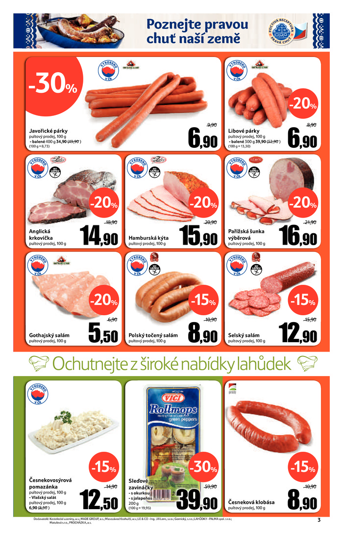 Stránka č. 3 - Akční leták Tesco  Hypermarket