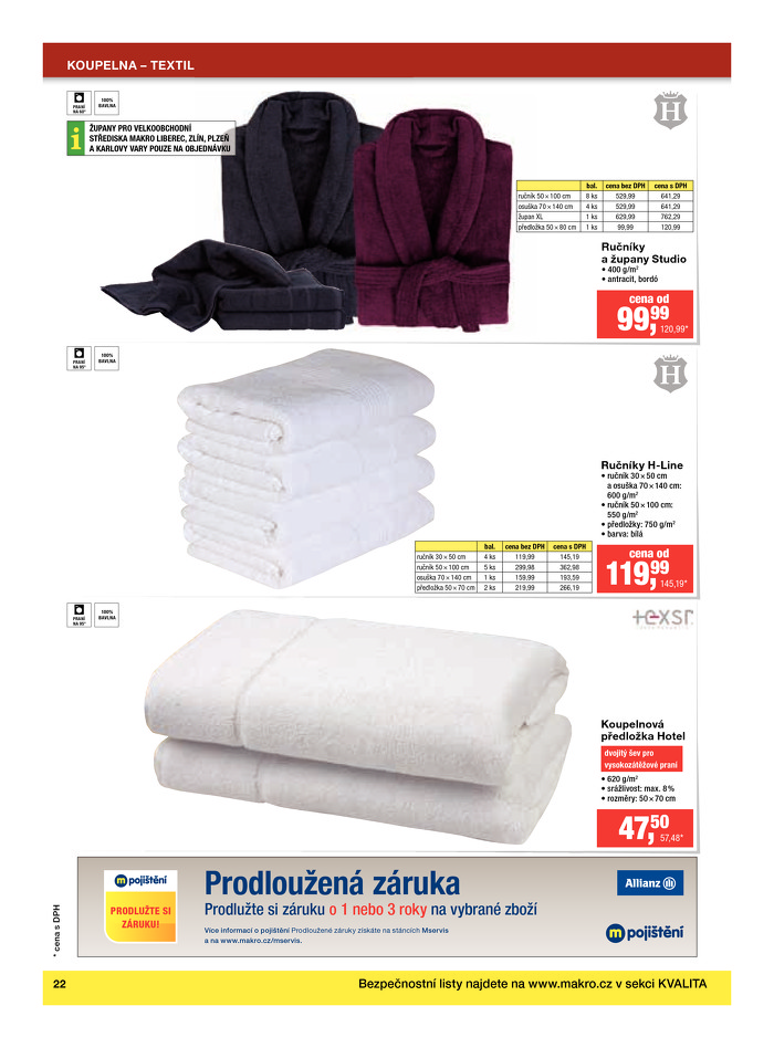 Stránka č. 22 - Akční leták Makro  Hotely a penziony