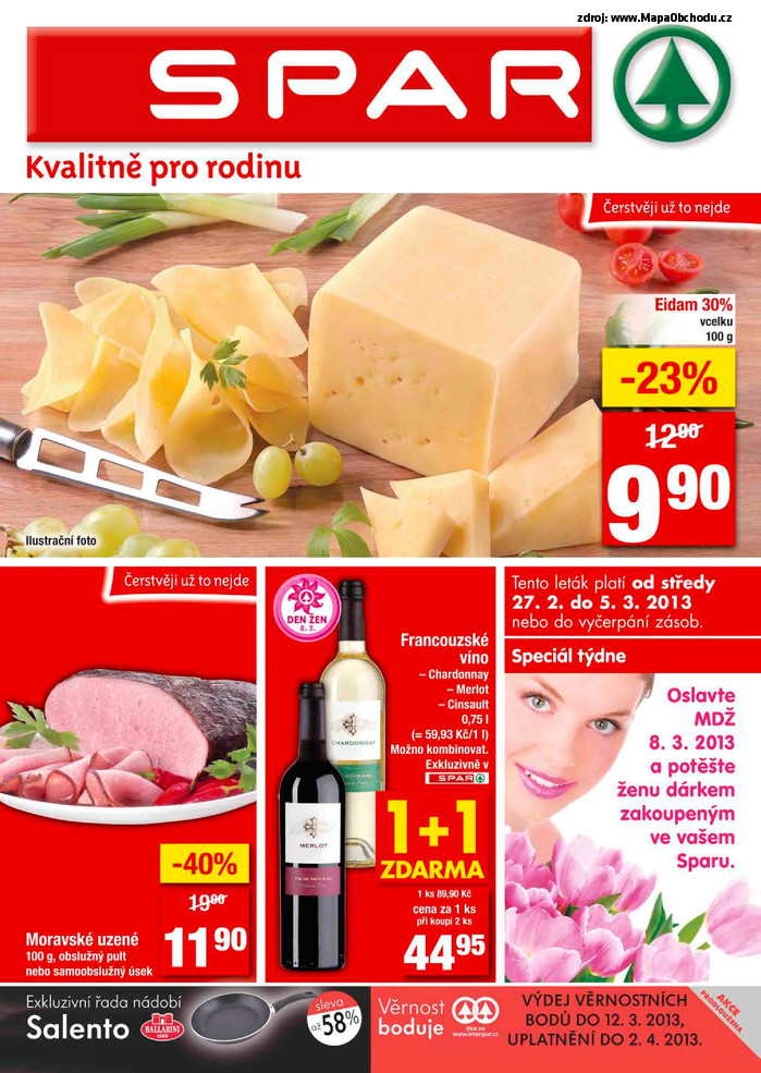 Stránka č. 1 - Akční leták Spar