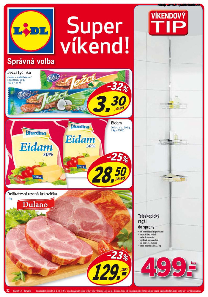 Stránka č. 32 - Akční leták Lidl  Americký týden