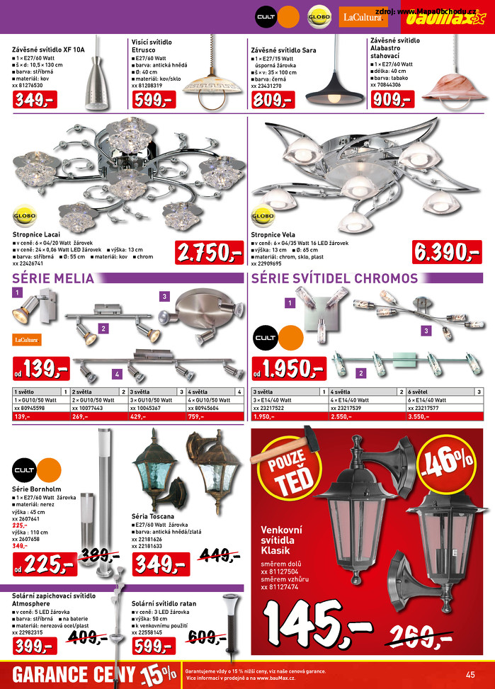 Stránka č. 45 - Akční leták bauMax