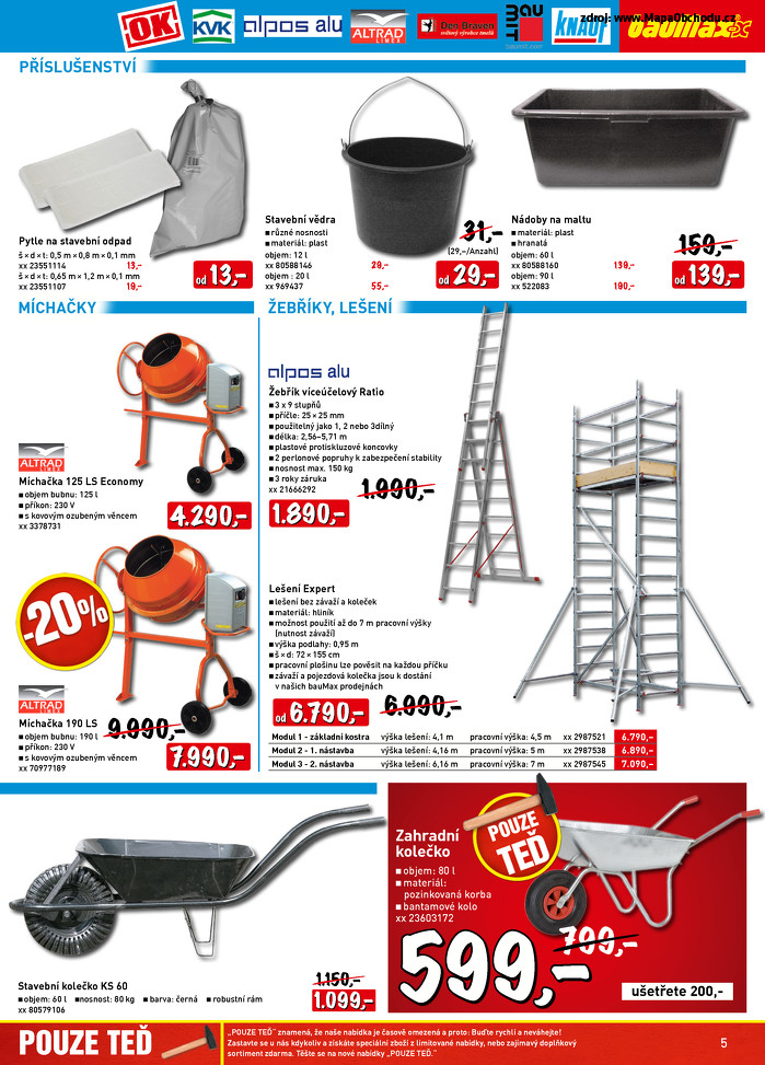 Stránka č. 5 - Akční leták bauMax