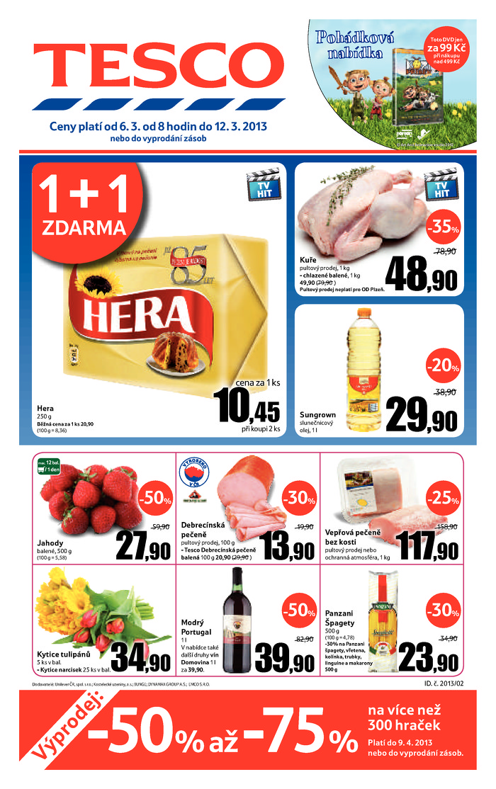 Stránka č. 1 - Akční leták Tesco  Hypermarket