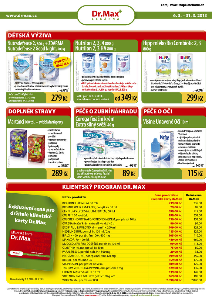Stránka č. 4 - Akční leták Lékárna Dr.Max